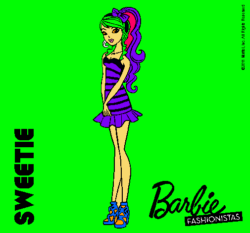 Dibujo Barbie Fashionista 6 pintado por axel21boyfro