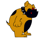 Dibujo Bulldog inglés pintado por sandra579