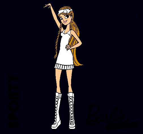 Dibujo Barbie Fashionista 4 pintado por CRISTYGLEZ66