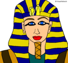 Dibujo Tutankamon pintado por 5847