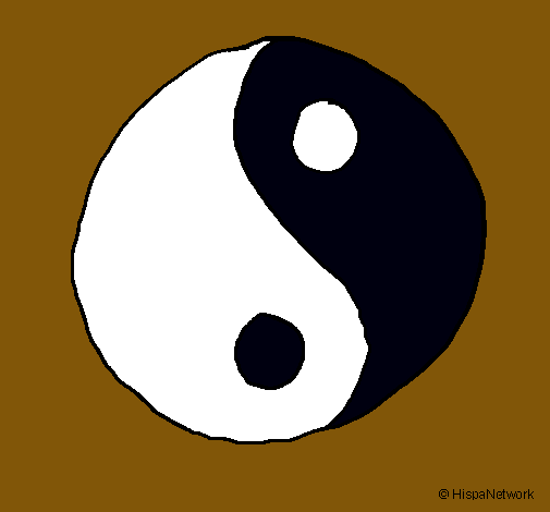 Dibujo Yin yang pintado por Beckham