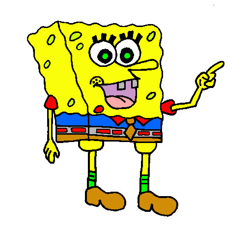 Dibujo Bob Esponja pintado por natalia4