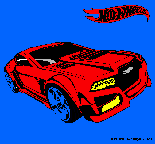 Dibujo Hot Wheels 5 pintado por suazo