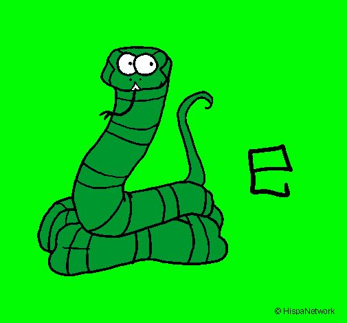 Dibujo Serpiente pintado por johan3121