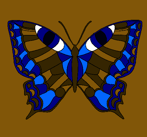 Dibujo Mariposa pintado por ternu