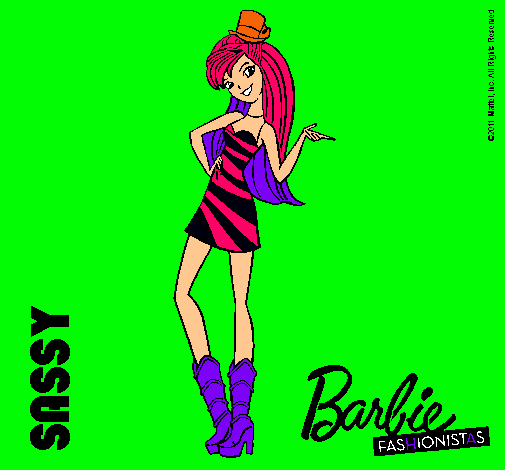 Dibujo Barbie Fashionista 2 pintado por axel21boyfro