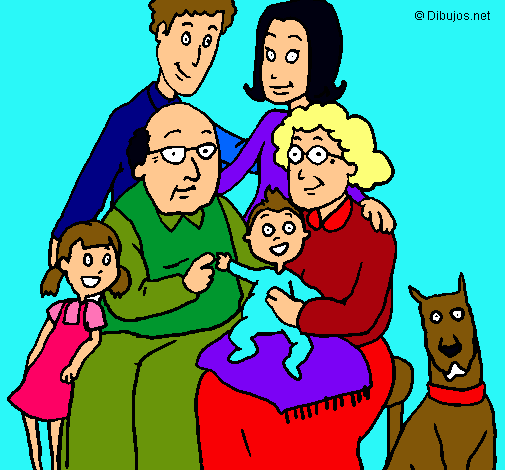 Dibujo Familia pintado por LIZZ