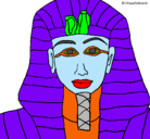 Dibujo Tutankamon pintado por bluesharp