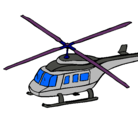 Dibujo Helicóptero  pintado por migel