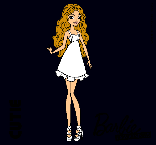 Dibujo Barbie Fashionista 3 pintado por CRISTYGLEZ66