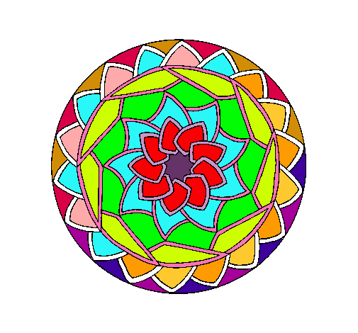 Dibujo Mandala 1 pintado por Celiawuapa