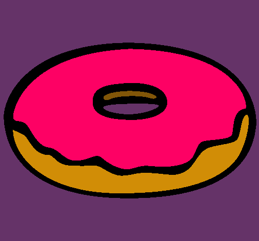 Dibujo Donuts pintado por MarinukahXD