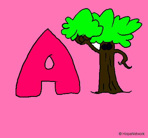 Dibujo Árbol pintado por aldu