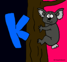 Dibujo Koala pintado por ylenia