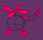 Dibujo Helicóptero adornado pintado por nahbbbbb
