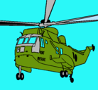 Dibujo Helicóptero al rescate pintado por yordan