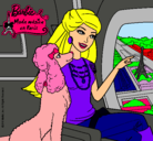 Dibujo Barbie llega a París pintado por estrella24