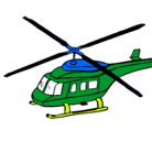 Dibujo Helicóptero  pintado por fiky