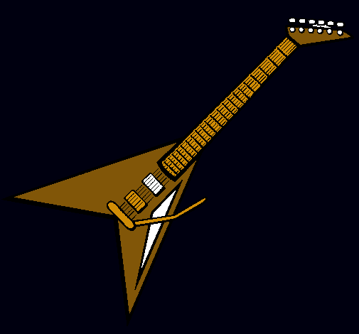 Dibujo Guitarra eléctrica II pintado por dtyat