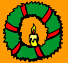 Dibujo Corona de navidad II pintado por avatar