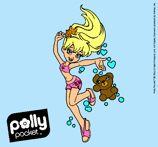 Dibujo Polly Pocket 14 pintado por JOBIS