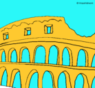 Dibujo Coliseo pintado por vicjff4002