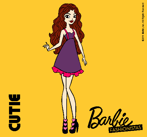 Dibujo Barbie Fashionista 3 pintado por Barbaara