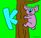 Dibujo Koala pintado por mariacandela