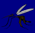 Dibujo Mosquito pintado por silvio