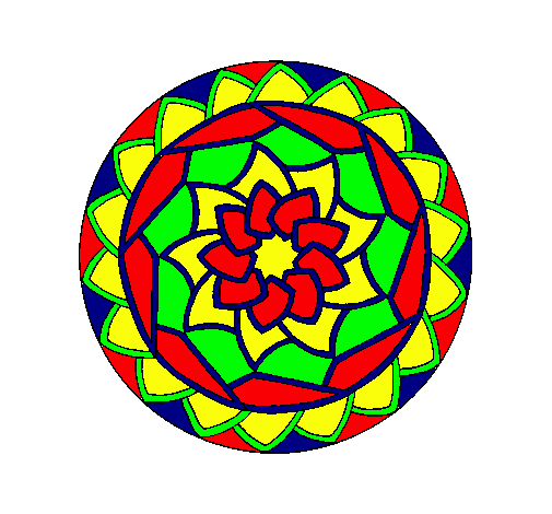 Dibujo Mandala 1 pintado por Nekona