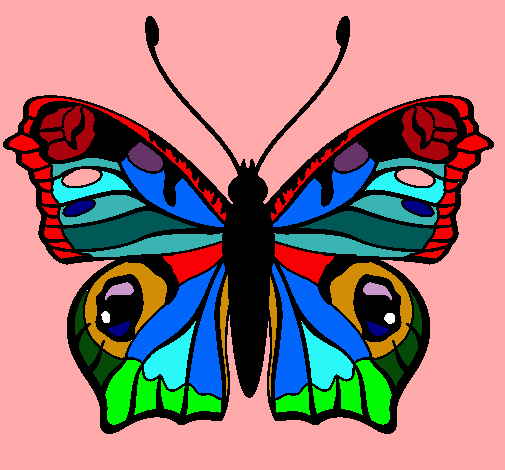 Dibujo Mariposa  pintado por ternu