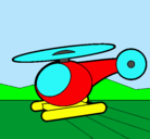 Dibujo Helicóptero pequeño pintado por avatar