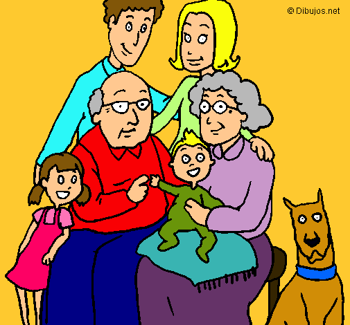 Dibujo Familia pintado por Ediley