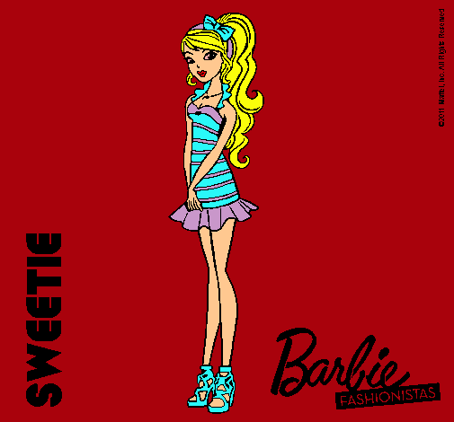 Dibujo Barbie Fashionista 6 pintado por Blooma