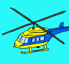 Dibujo Helicóptero  pintado por mauri