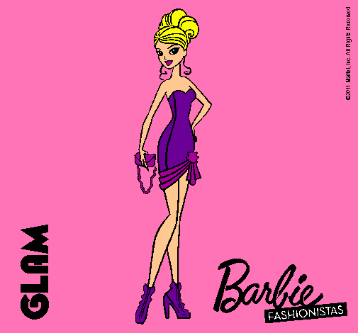 Dibujo Barbie Fashionista 5 pintado por amalia