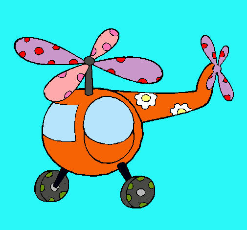 Helicóptero adornado