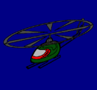 Dibujo Helicóptero pintado por pop8