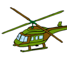 Dibujo Helicóptero  pintado por gogui