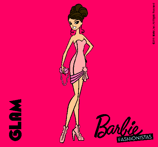 Dibujo Barbie Fashionista 5 pintado por amamiley