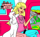 Dibujo Barbie llega a París pintado por chch