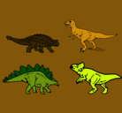 Dibujo Dinosaurios de tierra pintado por maratito