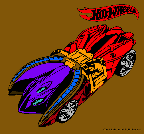 Dibujo Hot Wheels 7 pintado por joquin123