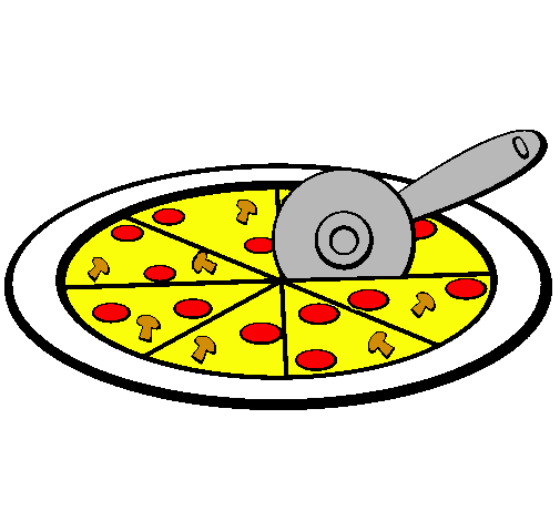 Dibujo Pizza pintado por jennix 