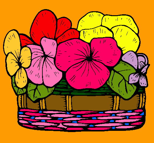 Dibujo Cesta de flores 12 pintado por ailyn