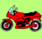 Dibujo Motocicleta pintado por laulai