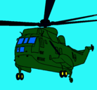 Dibujo Helicóptero al rescate pintado por dinoemi