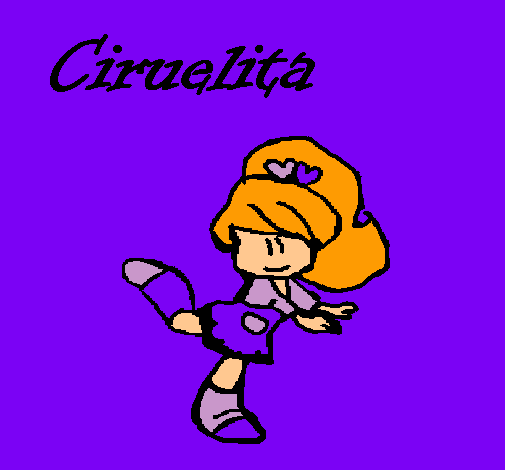 Dibujo Ciruelita pintado por patry1234