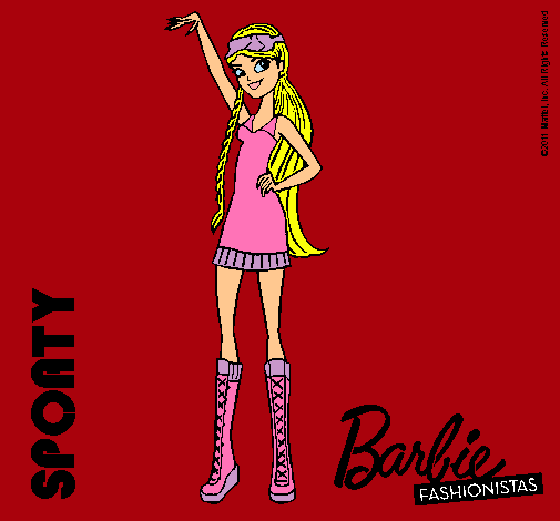 Dibujo Barbie Fashionista 4 pintado por Blooma