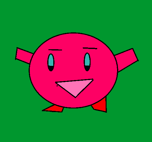 Dibujo Kirby 3 pintado por 1011p5el08h
